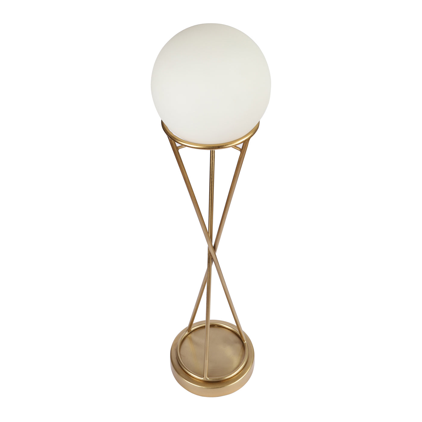 "Sybil's Orb" Gold by gold Matt Brass finish table lamp