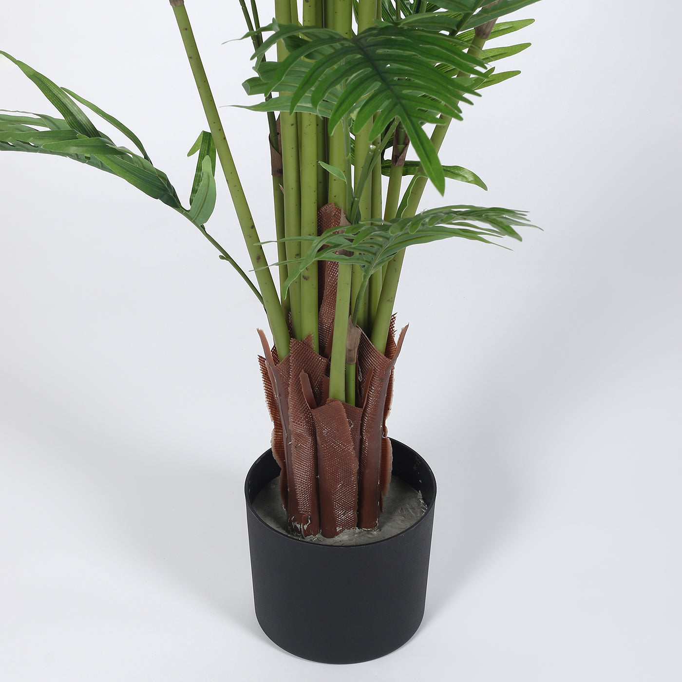 Artificial Areca Palm Plants for Indoor & Outdoor with pot (180 cm Tall, Multicolor)