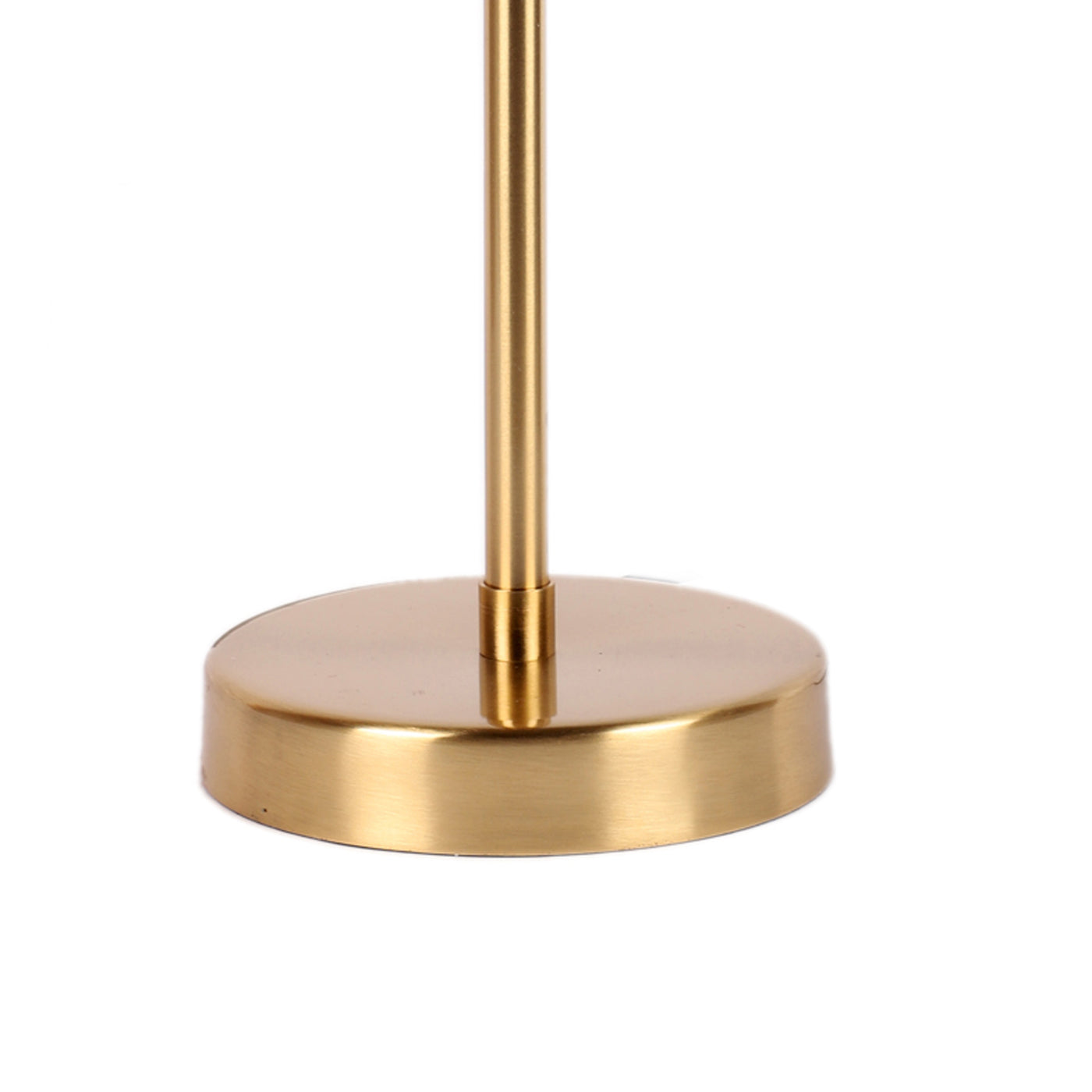 The "Imprisoned Bulb Lamp" black and gold Matt Brass finish table lamp