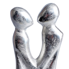 DecorTwist Brings Silver Couple Showpiece for Living Room, Home Decor, Table Decor Office Desk Shelf and Birthday Gift