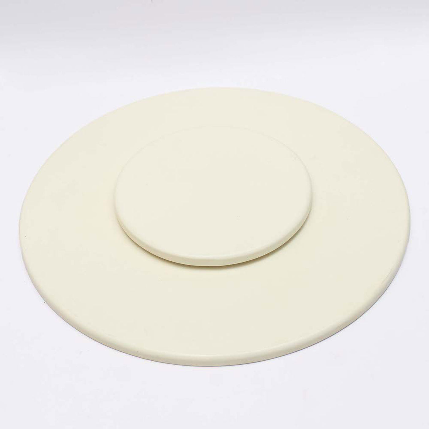 Ivory White Lazy Susan Wooden