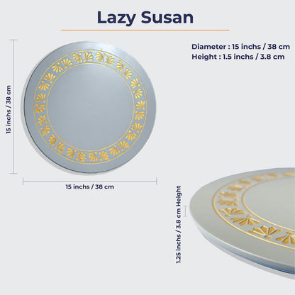 Pebble Grey Lazy Susan