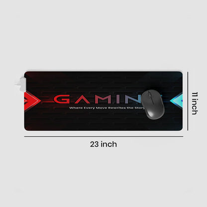 Gaming Mouse Pad Large Extended Desk Mouse Pad Non-Slip-Resistant Mousepad with Special-Textured Surface for Gamer Kids