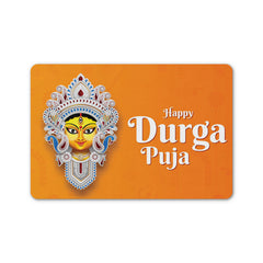 Durga Puja Printed Mouse Pad Non-Slip Spill-Resistant Mousepad with Special-Textured Surface for Laptop, Computer