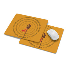 Mantra Printed Mouse Pad Non-Slip Spill-Resistant Mousepad with Special-Textured Surface for Laptop PC