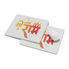 "Jai Shri Ram" Printed Mouse Pad Non-Slip Rubber Base Desk Mousepad for Laptop PC