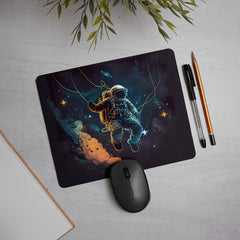 Astronaut Printed Mouse Pad Non-Slip Rubber Base Desk Mousepad for Laptop and Computer
