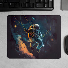 Astronaut Printed Mouse Pad Non-Slip Rubber Base Desk Mousepad for Laptop and Computer