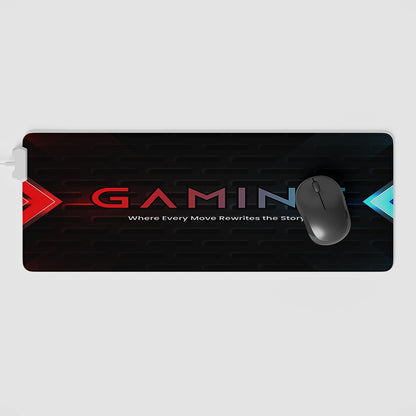 Gaming Mouse Pad Large Extended Desk Mouse Pad Non-Slip-Resistant Mousepad with Special-Textured Surface for Gamer Kids