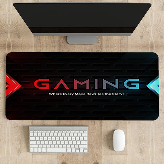 Gaming Mouse Pad Large Extended Desk Mouse Pad Non-Slip-Resistant Mousepad with Special-Textured Surface for Gamer Kids