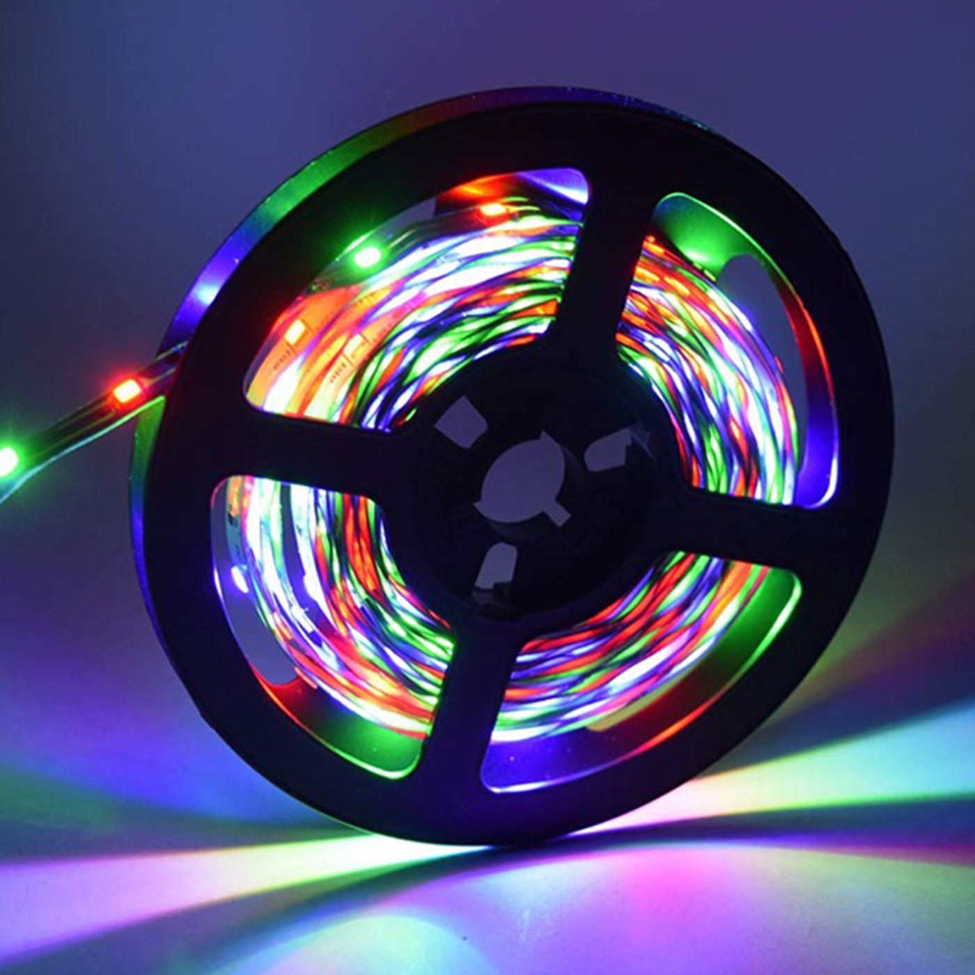 DecorTwist LEDs 5 m Strip Light (Pack of 1) | Indoor & Outdoor Decorative | 120 LED/Mtr with Adaptor (Multi)