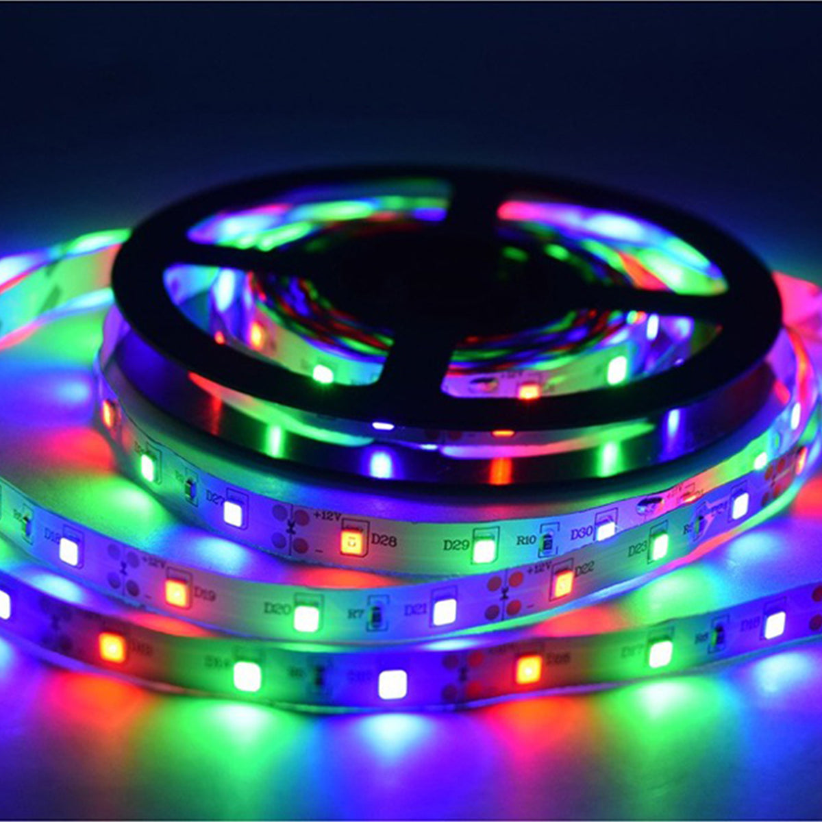 DecorTwist LEDs 5 m Strip Light (Pack of 1) | Indoor & Outdoor Decorative | 120 LED/Mtr with Adaptor (Multi)