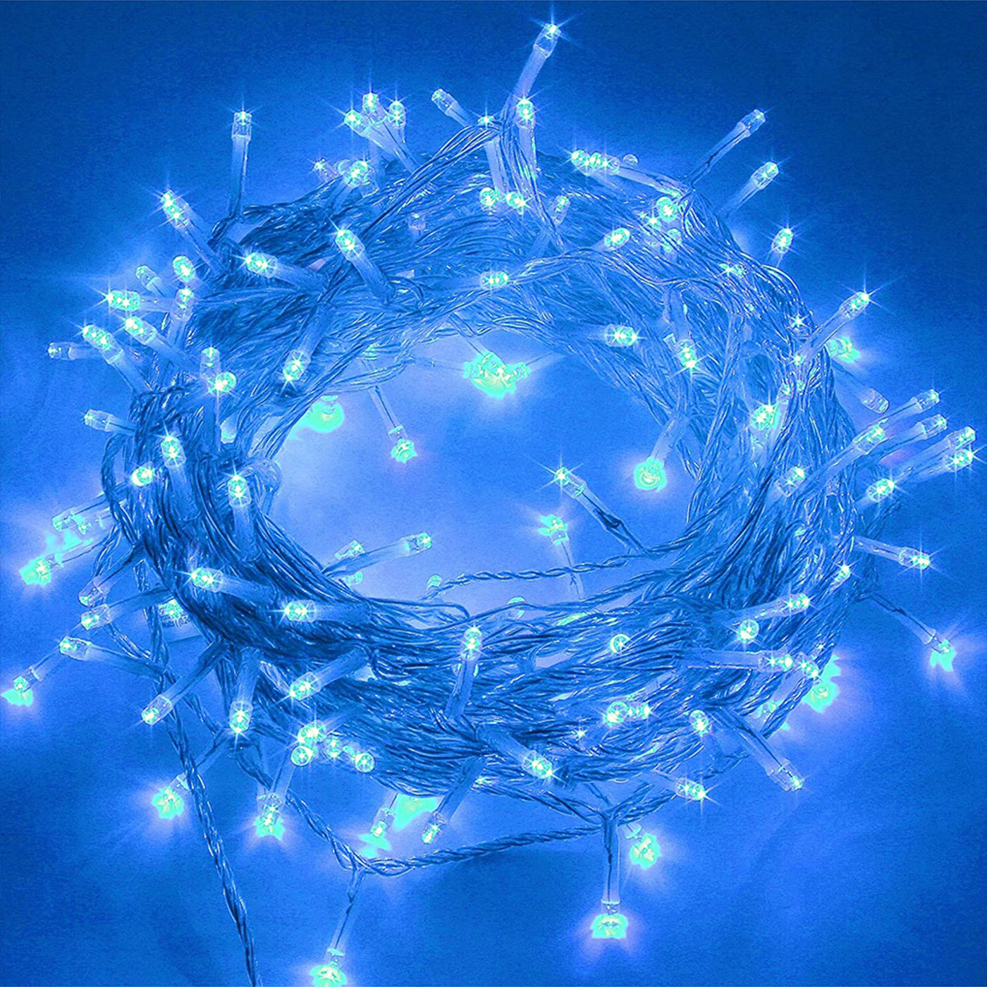 DecorTwist LED String Light for Home and Office Decor | Indoor & Outdoor Decorative Lights | Christmas | Diwali | Wedding | (Blue) 12 Meter Length |(Pack of 2)
