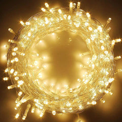 DecorTwist LED String Light for Home and Office Decor | Indoor & Outdoor Decorative Lights | Christmas | Diwali | Wedding | (Yellow) 12 Meter Length |(Pack of 2)