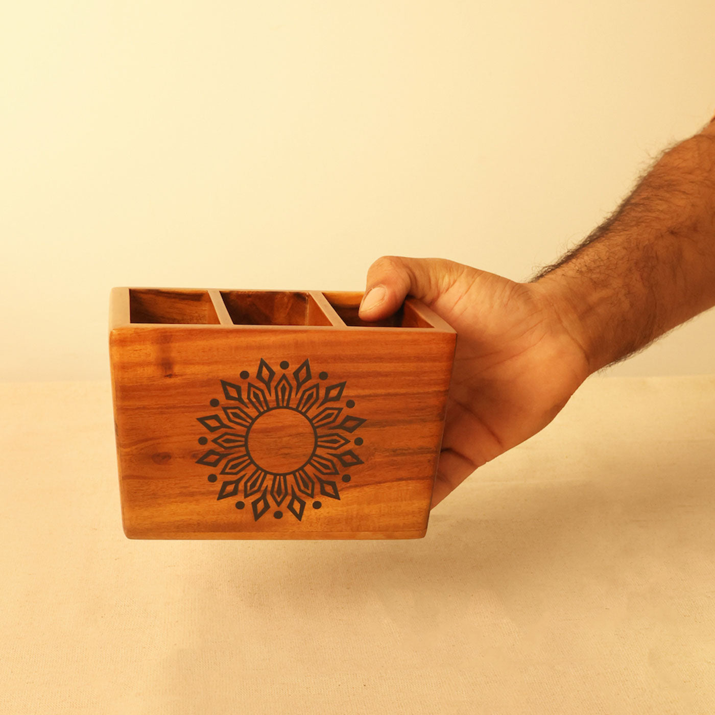 Multi Holder Mandala Teak