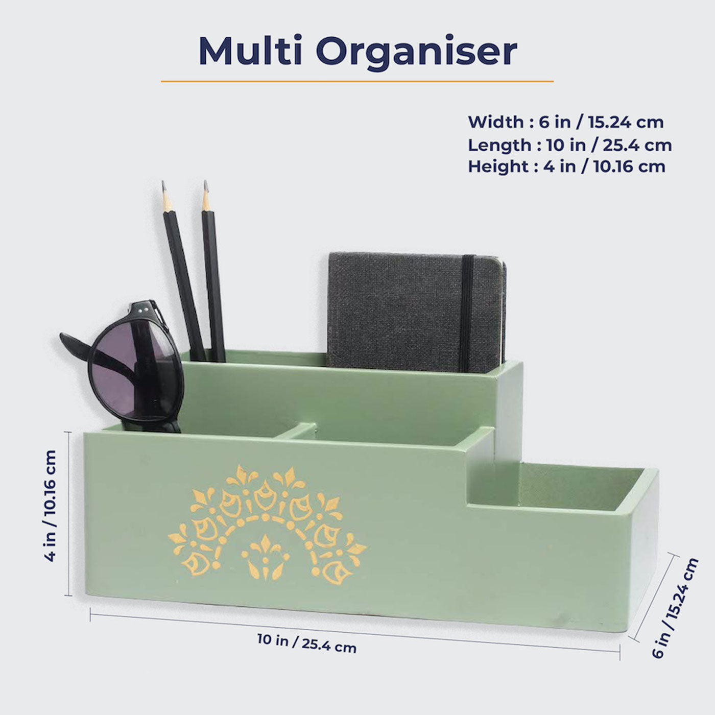 Multi Organiser Pista Green