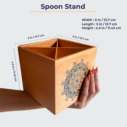 Wood Light Spoon Stand