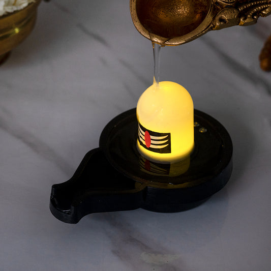 Water Sensor Shivling and Diyas