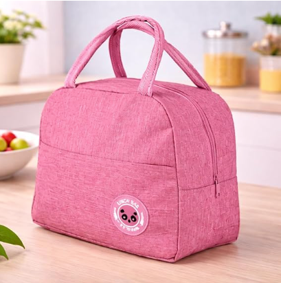 DecorTwist® Kids Insulated Lunch Bag | Cute Lunch Bag for School | Reusable Thermal Tiffin Bag for Boys & Girls