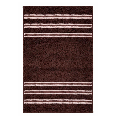 DecorTwist Anti-Slip Microfiber Bath Mat 60x40 cm | Super Absorbent & Quick Dry | Soft Polyester Surface with Non-Skid TPR Backing | Bathroom Floor Mat for Shower & Wash Basin