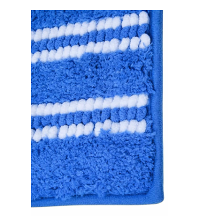 DecorTwist Anti-Slip Microfiber Bath Mat 60x40 cm | Super Absorbent & Quick Dry | Soft Polyester Surface with Non-Skid TPR Backing | Bathroom Floor Mat for Shower & Wash Basin