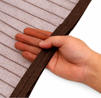 Decortwist Polyester Magnetic Mosquito Net for Doors – Auto Closing, Hands-Free Entry, Easy Installation (100×210 cm)