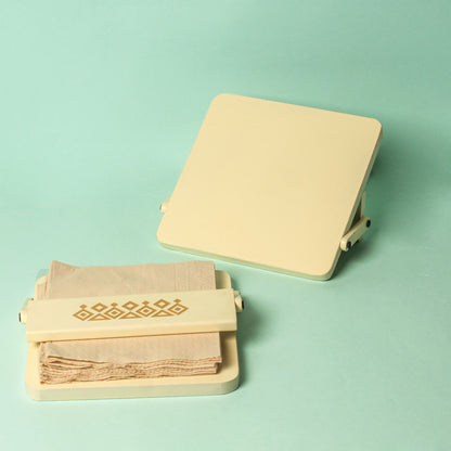 Ivory White Tissue Tray