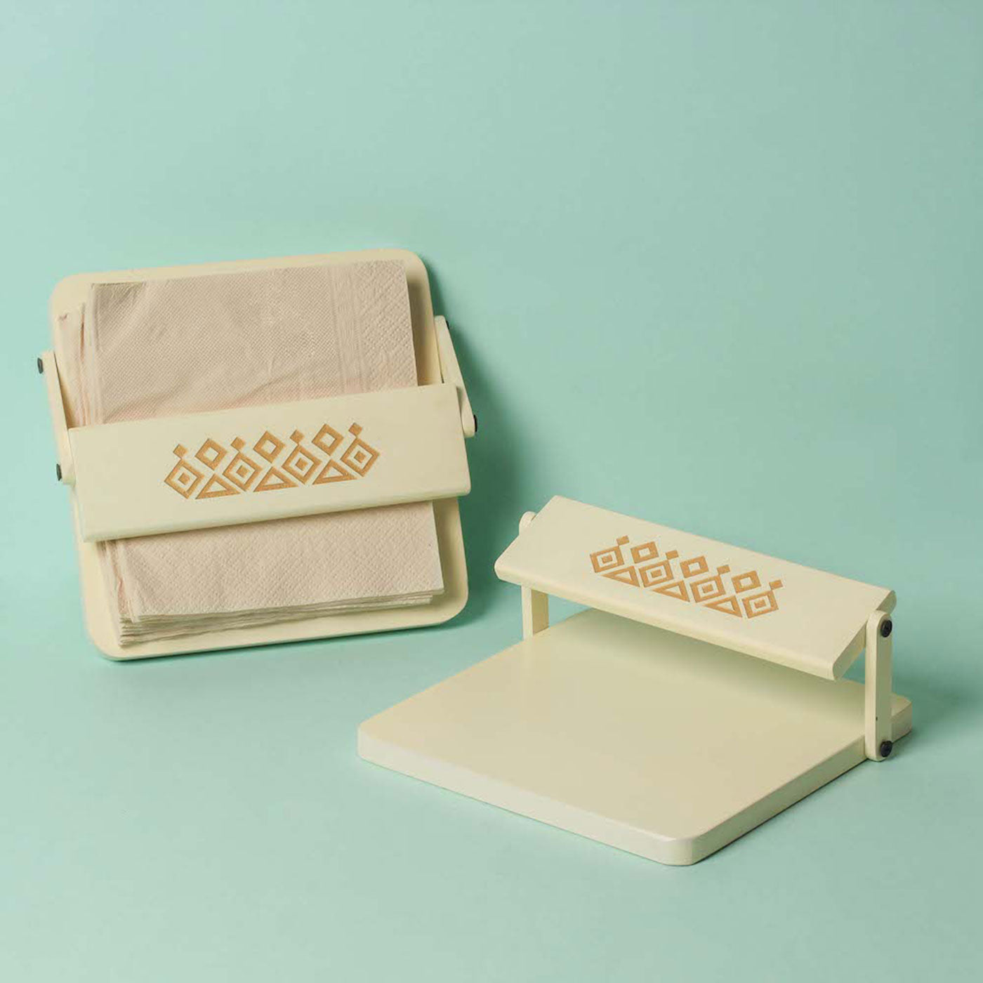 Ivory White Tissue Tray