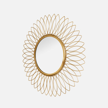 Stellar Gold Decorative Metal Wall Mirror