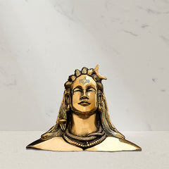 Brass Handmade Adiyogi Mahadeva Shiva Idol/Statue