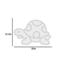 Baby Turtle Wall Lamp Wooden Creative Wall Decorative Backlit Wall Hanging Kids room décor Light for Home and Office Décor