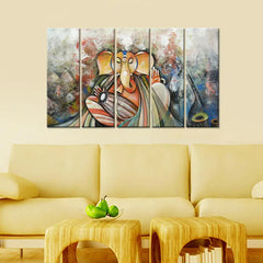 Lord Ganesh Canvas Wall Painting | paitning for home decoration