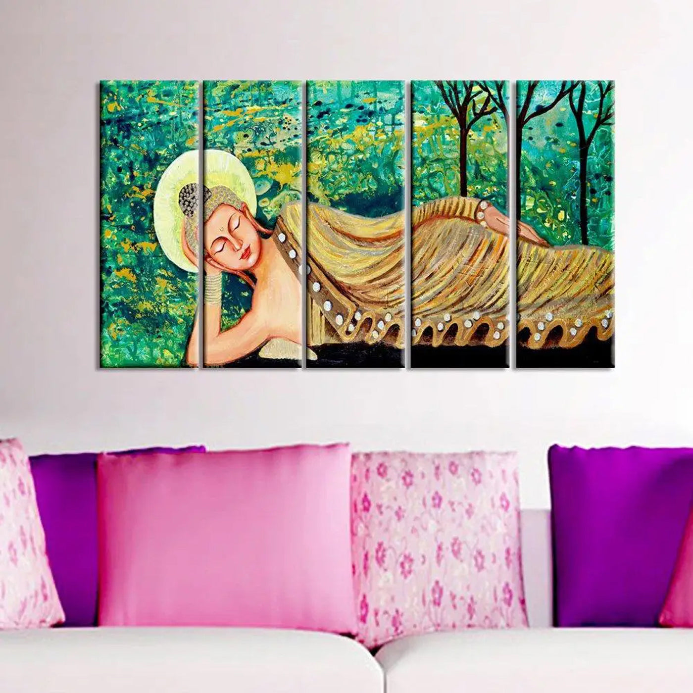 budhha canvas wall painting | calming|relaxing | wall artwork | home furnishing | office furnishing
