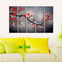 Cherry Blossom Canvas Wall Art | Natural Confetti | wall hanging