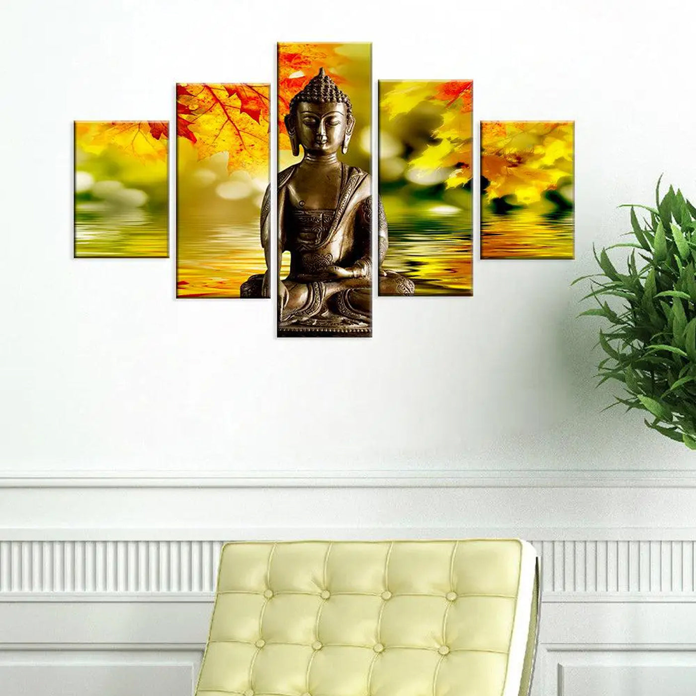 Buddha's Artistry | canvas wall art work | hanging wall art