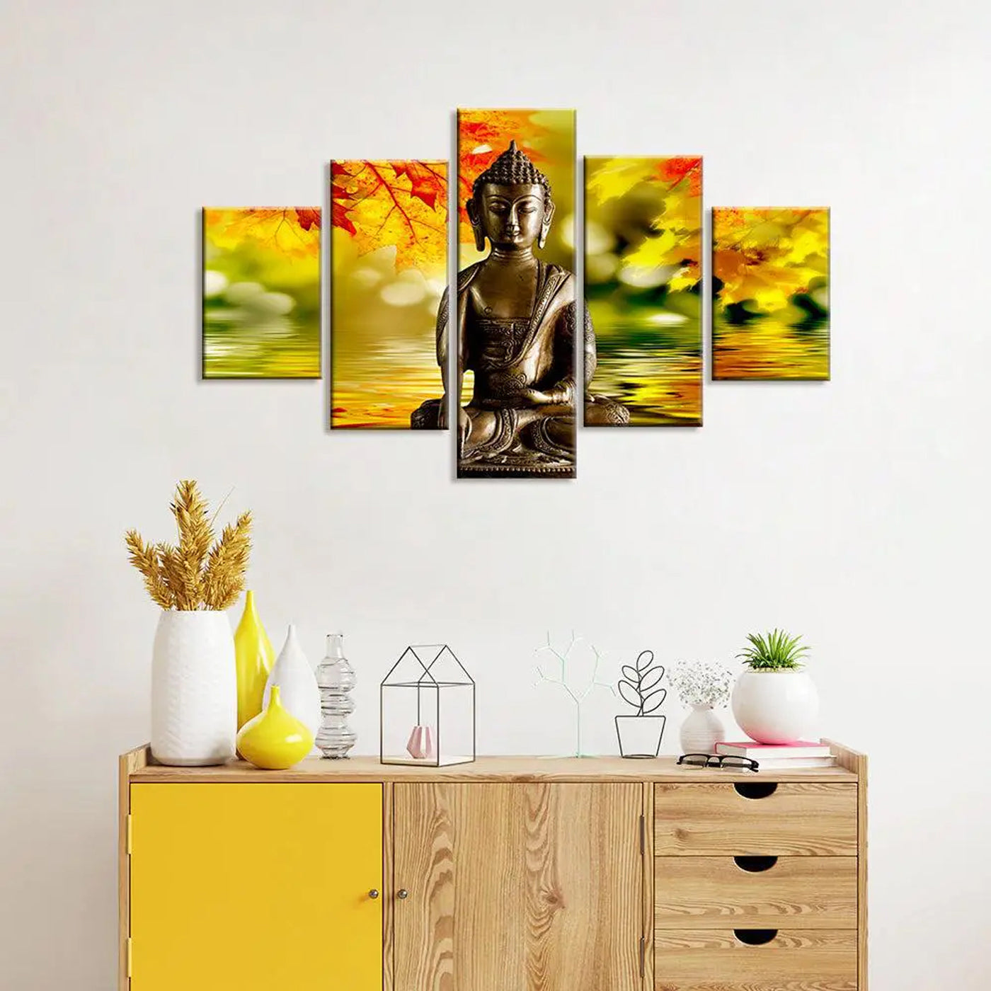 Buddha's Artistry | canvas wall art work | hanging wall art