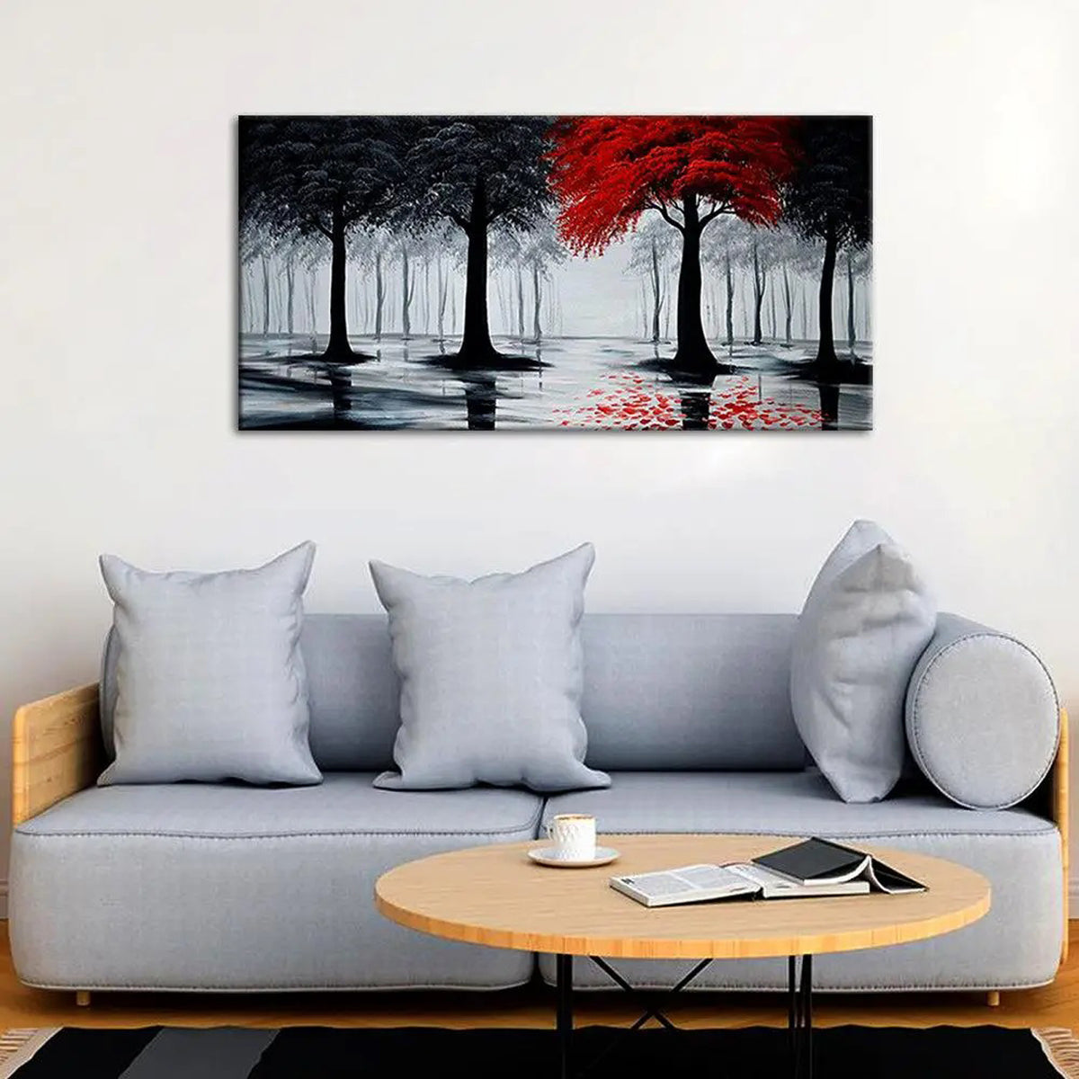 Beautiful nature Canvas Wall art Painting for Home and Office Décor (48 x 24 ) Inch