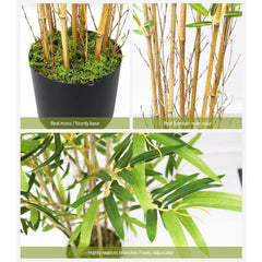 Beautiful Artificial Bamboo Plant in a Pot for Interior Decor/Home Decor/Office Decor (150 cm Tall, Green)