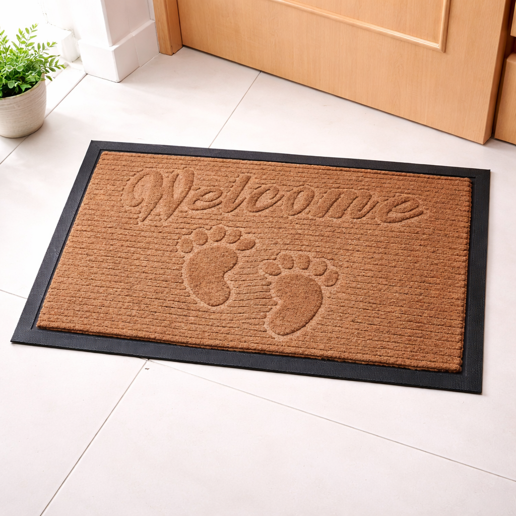 brown Welcome Mat