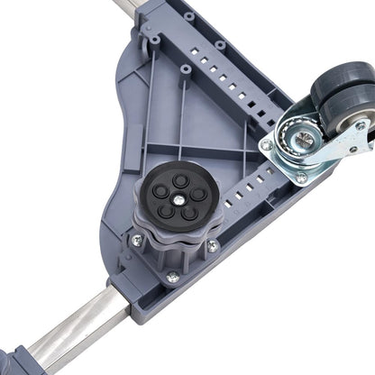 DecorTwist Washing Machine Stand with Wheels | Adjustable Fridge Stand Double Door | Anti Vibration Trolley for 6kg 7kg 8kg 10kg Machines | Heavy Duty Movable Cooler Stand | Lockable Wheels