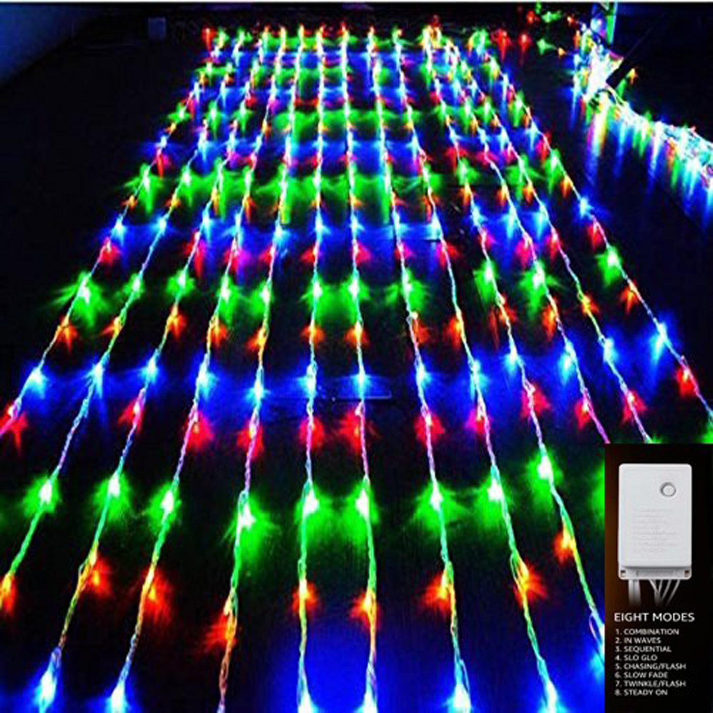 DecorTwist LED Fountain Rice Light for Wall Decor| Home Decoration| Diwali Item| Christmas Item| Indoor & Outdoor Decoration Item| | Festival Item | 3.05 MTR |280 LED Bulb (Multicolor)