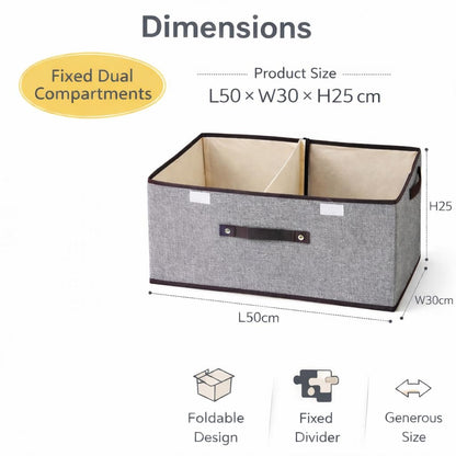 Wardrobe Closet Storage Box with Lid | Storage Baskets with Lid | Clothes Organizer Box | Cloth Storage Box