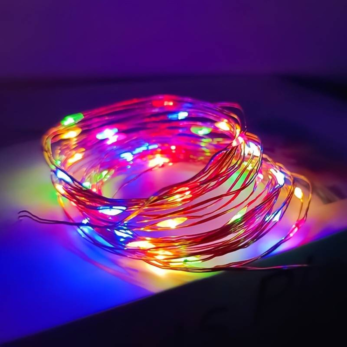 DecorTwist USB 8 Mode String Light for Home and Office Decor| Indoor & Outdoor Decorative Lights|Diwali |Wedding | Diwali | Wedding (Multicolor)