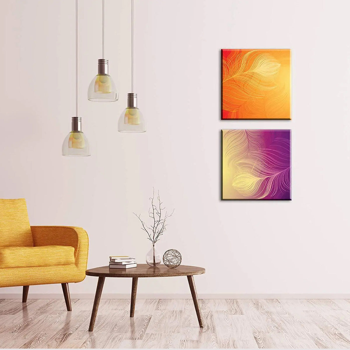 Radiant Mandalas: Canvas Wall Art Collection