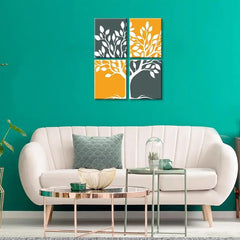 A Symphony in Four Seasons | canvas wall painting | four panel artwork