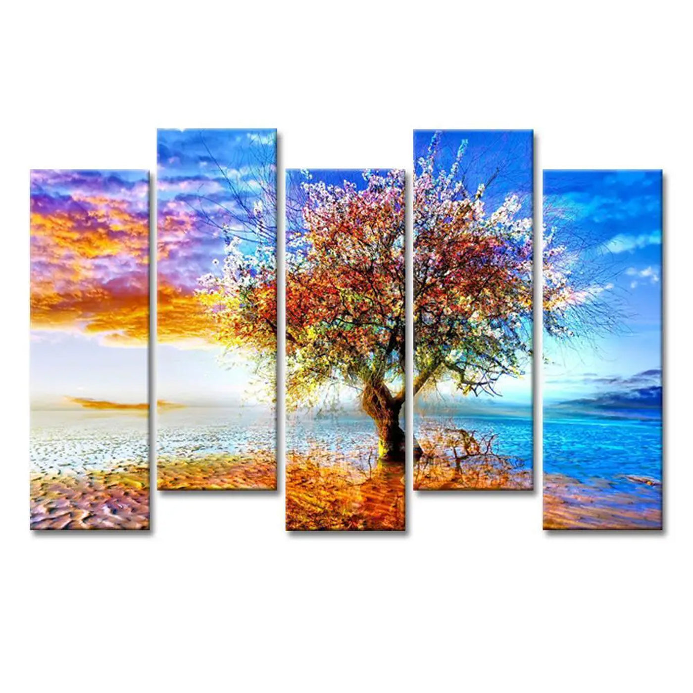 Scenic Beauty | canvas wall artwork | alluring hue combination