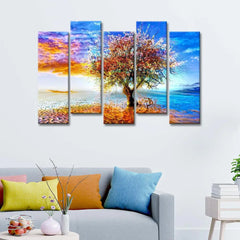 Scenic Beauty | canvas wall artwork | alluring hue combination