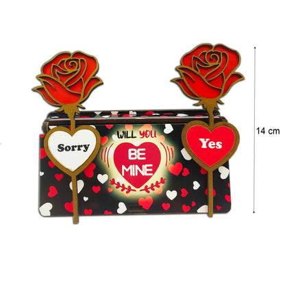 Valentine Wooden Rose Box