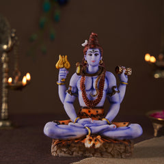 Marble Dust Lord Shiva Bhole Nath Idol/Statue