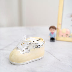Enameled Shoe Piggy Bank Gift for Babies